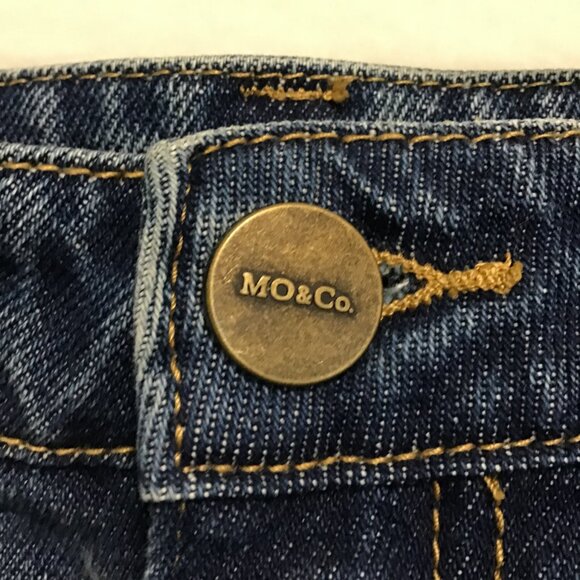 MO & Co Denim Maxi Skirt Size S/M - Picture 4 of 12